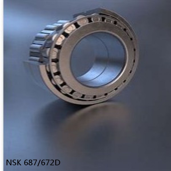 687/672D NSK Tapered Roller Bearings Double-row