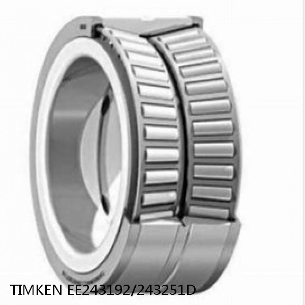 EE243192/243251D TIMKEN Tapered Roller Bearings Double-row